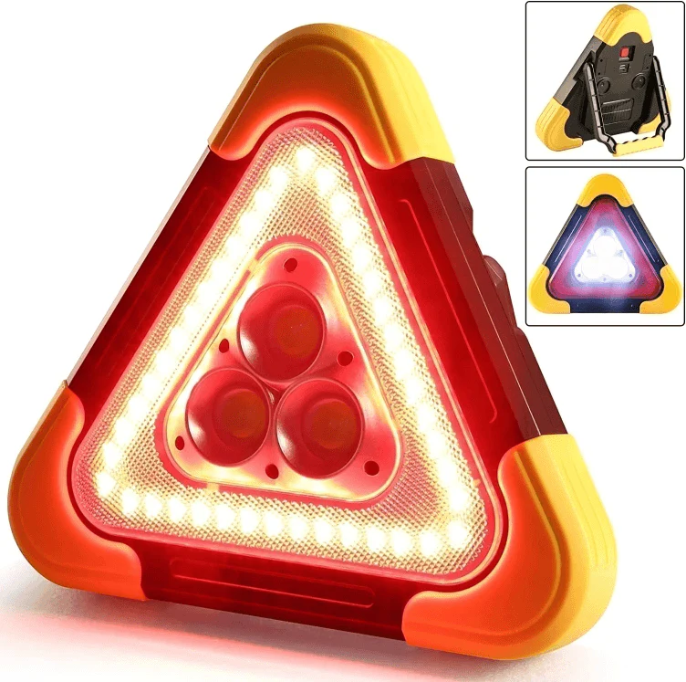 TILLFÄLLIGT 50% RABATT | RoadSafe™ | Solcellsdriven triangulär nödsignallampa - Image 7