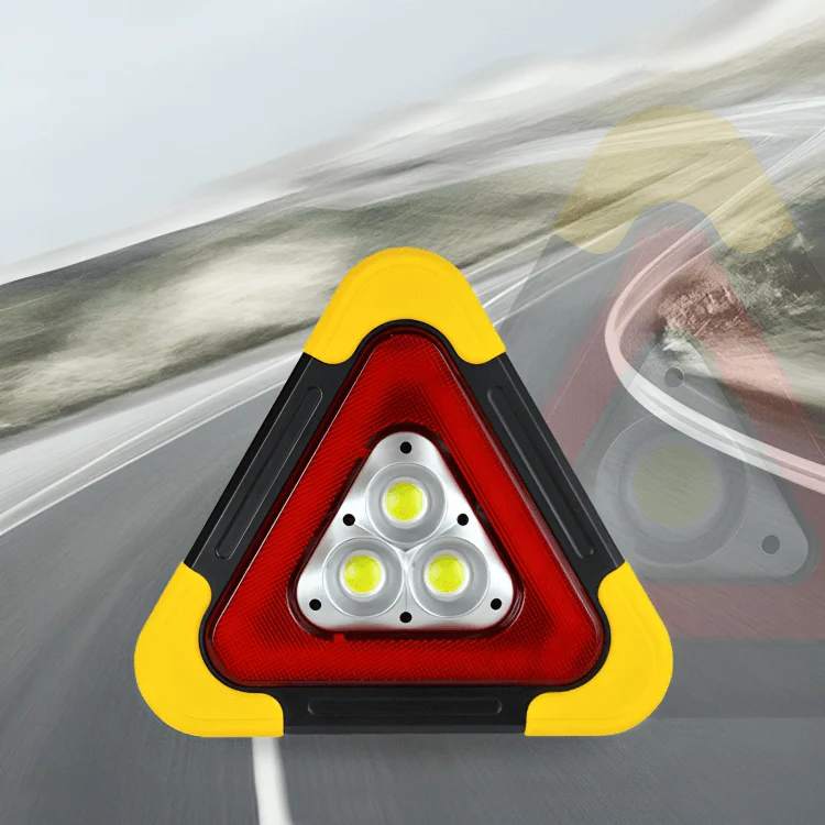 TILLFÄLLIGT 50% RABATT | RoadSafe™ | Solcellsdriven triangulär nödsignallampa - Image 9