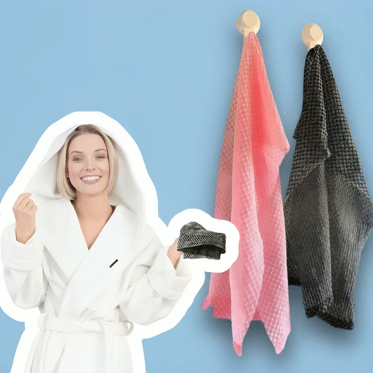 ScrubGlow™ | Antibakteriell, exfolierande duschhandduk - Image 7