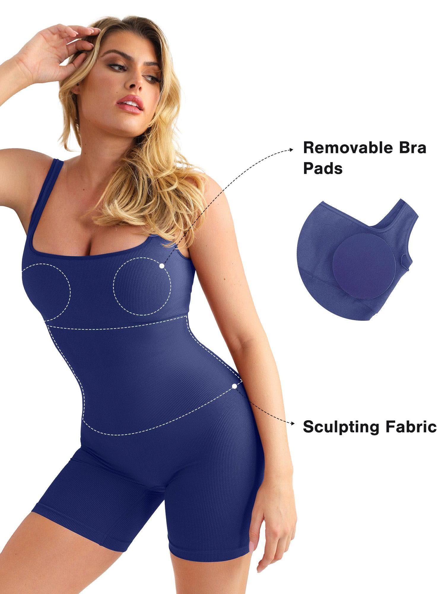 SculptFit™ | Sömlös shapewear-sportoverall - Image 5