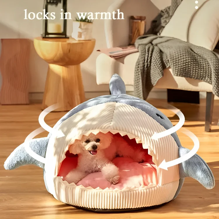 TILLFÄLLIGT 50% RABATT | SharkSnug™ | Gör ditt husdjurs tupplur till en lugnande tillflyktsort! - Image 2