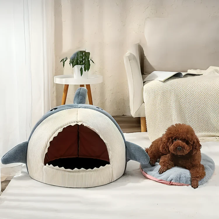 TILLFÄLLIGT 50% RABATT | SharkSnug™ | Gör ditt husdjurs tupplur till en lugnande tillflyktsort! - Image 4
