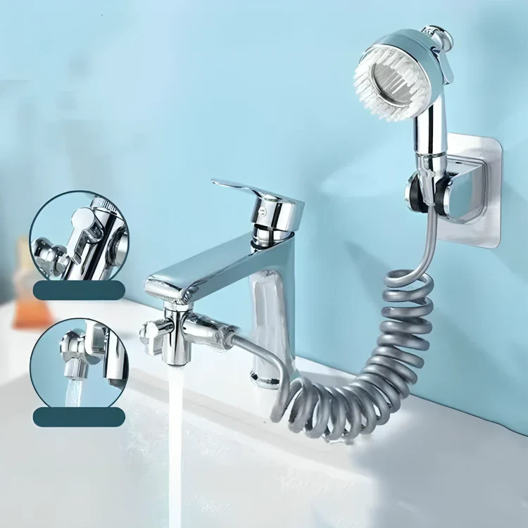 TILLFÄLLIGT 50% RABATT | ShowerEase™ | Multifunktionellt duschhuvud med tryck för tvättställ - Image 3
