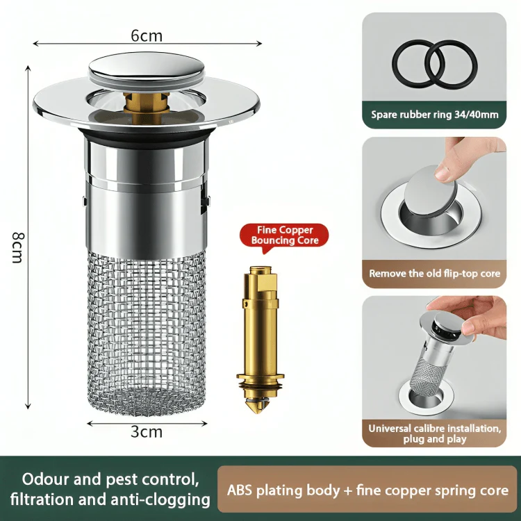 SinkStrain™ | Geruchsschutz Drain Guard - Image 8