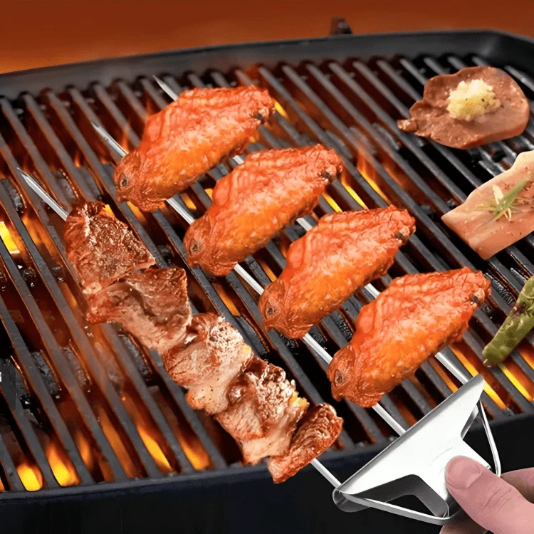 50% RABATT IDAG | SkewerPro™ | 3-VÄGS GRILLSPETT - Image 6