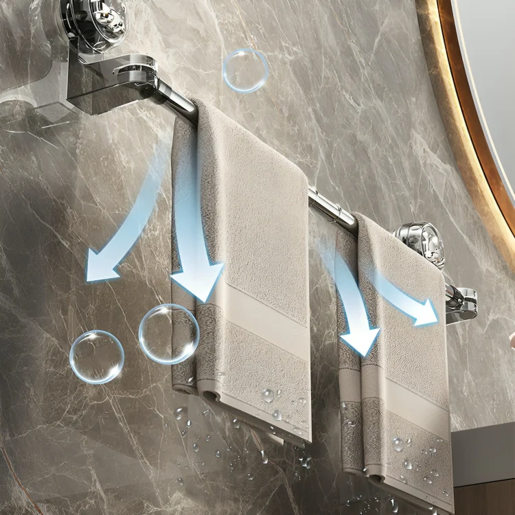 TILLFÄLLIGT 50% RABATT | SnapRack™ | Justerbar sugkoppshanddukshållare - Image 6