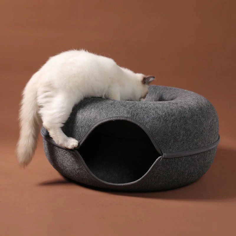 SnuggleTunnel™ | 2 i 1 tunnelbädd för katter - Image 2