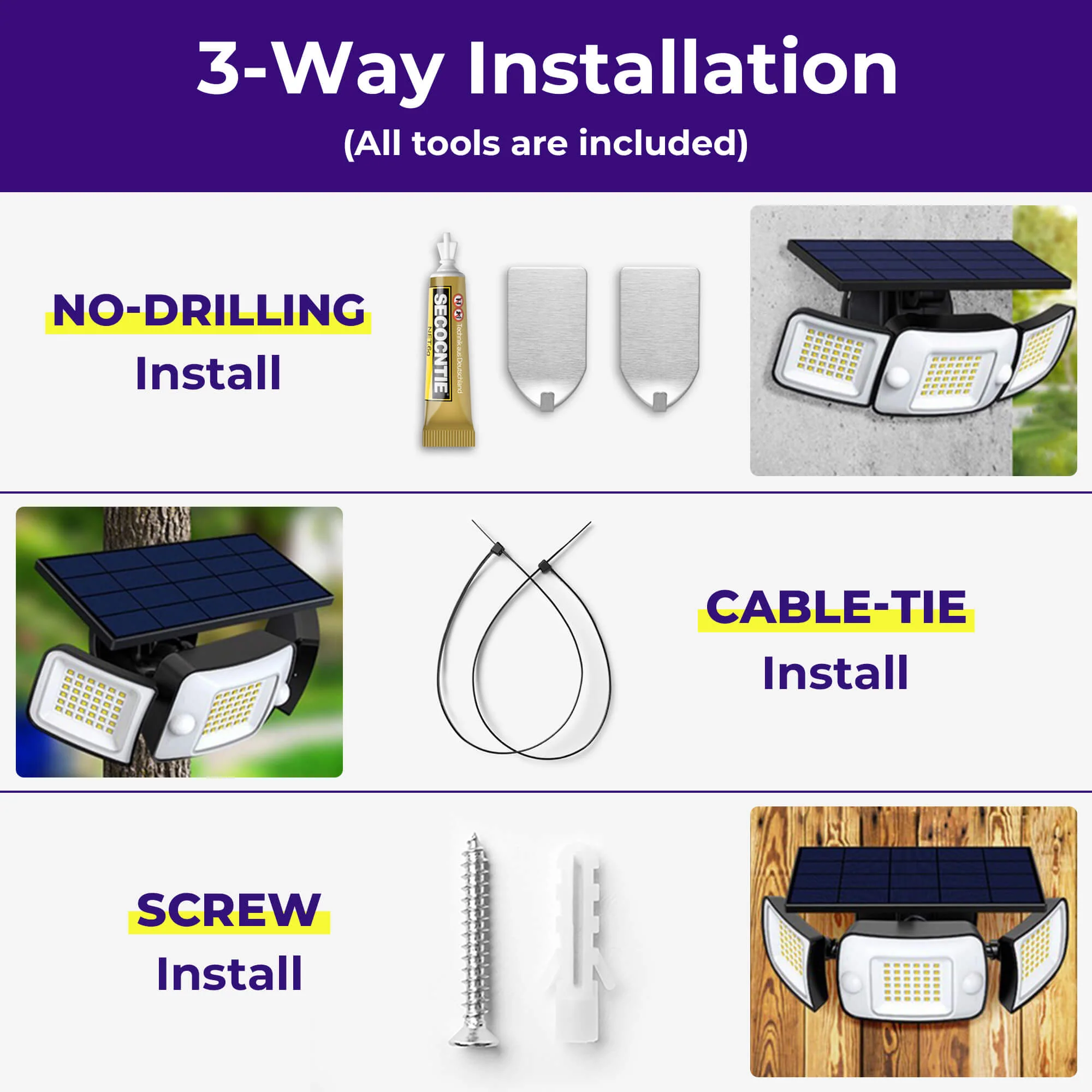 SolarBright™ | Solar LED utomhusbelysning - Image 7