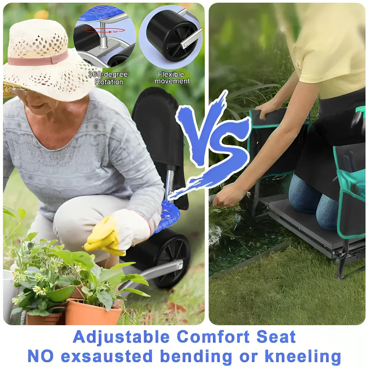 TILLFÄLLIGT 50% RABATT | SpinnySeat™ | 360° ergonomisk trädgårdspall - Image 3