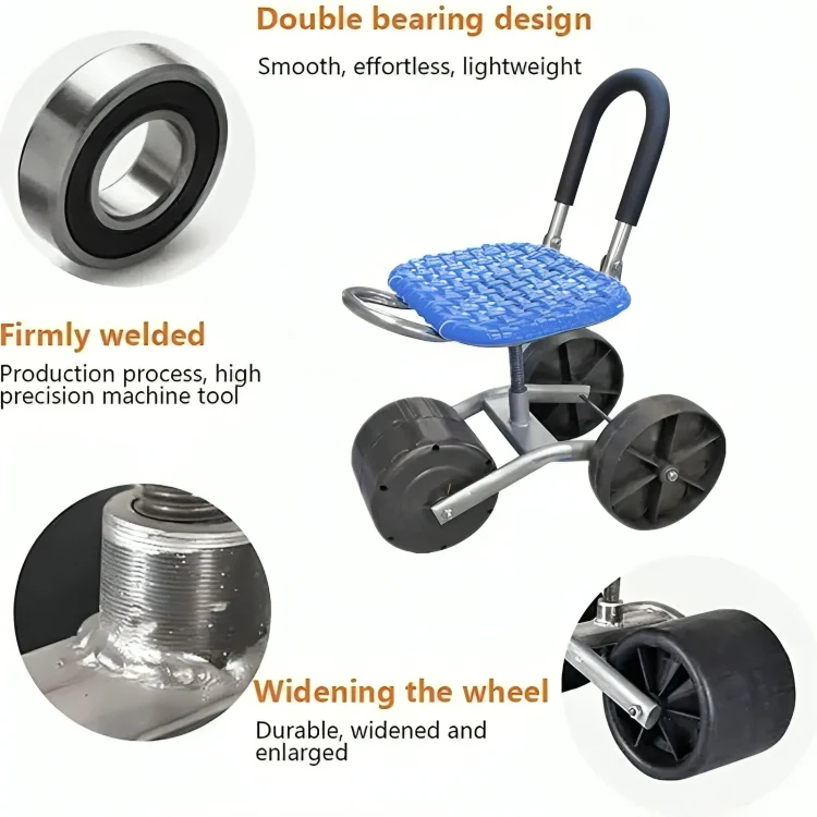 TILLFÄLLIGT 50% RABATT | SpinnySeat™ | 360° ergonomisk trädgårdspall - Image 8