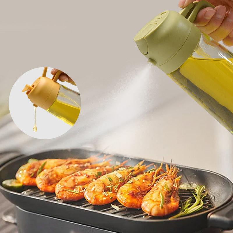 TILLFÄLLIGT 50% RABATT | Splash&Drizzle™ | 2 in 1 Sprayflaska För Olja Och Glasdispenser - Image 4
