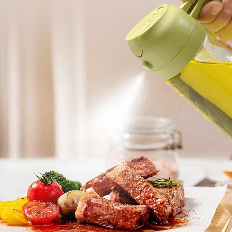 TILLFÄLLIGT 50% RABATT | Splash&Drizzle™ | 2 in 1 Sprayflaska För Olja Och Glasdispenser - Image 6