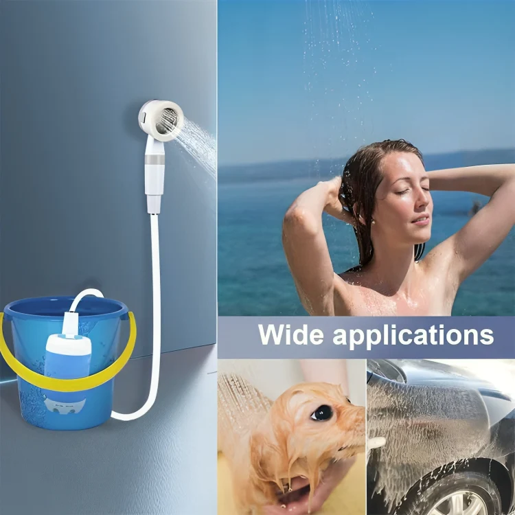 SplashPack™ | Bärbar campingdusch med pump - Image 3
