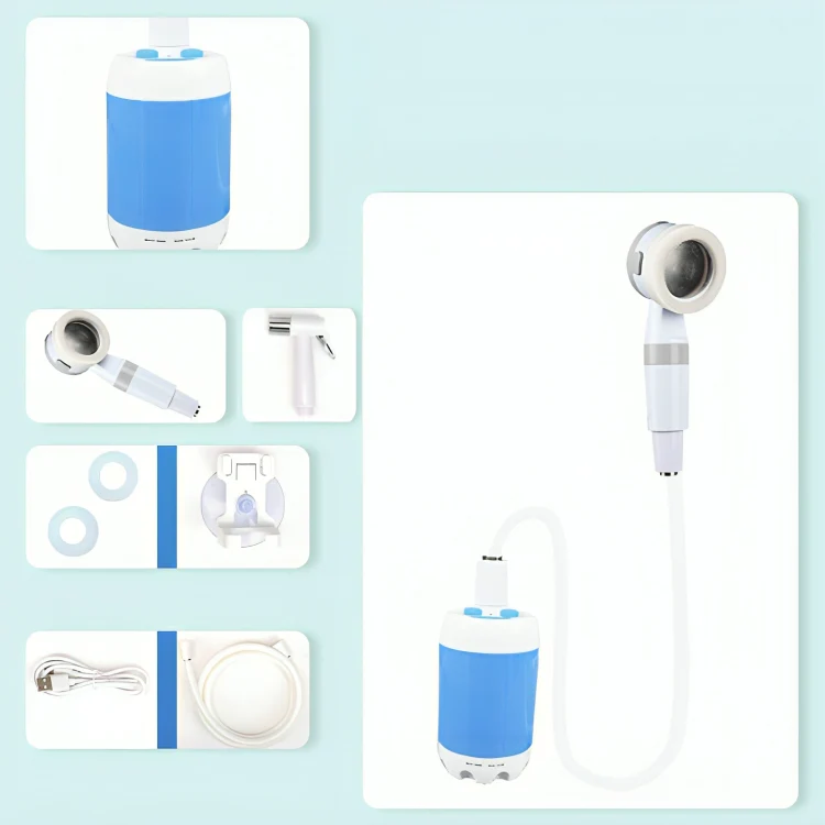 SplashPack™ | Bärbar campingdusch med pump - Image 8