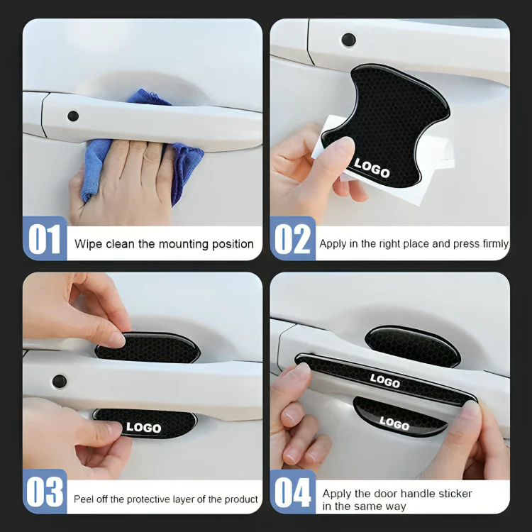 4 + 4 GRATIS IDAG | StickShield™ | Klistermärken för bilens dörrhandtag - Image 7