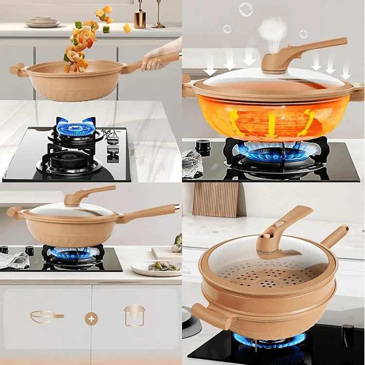SuperWok™ | Non-stick wokset - Image 3