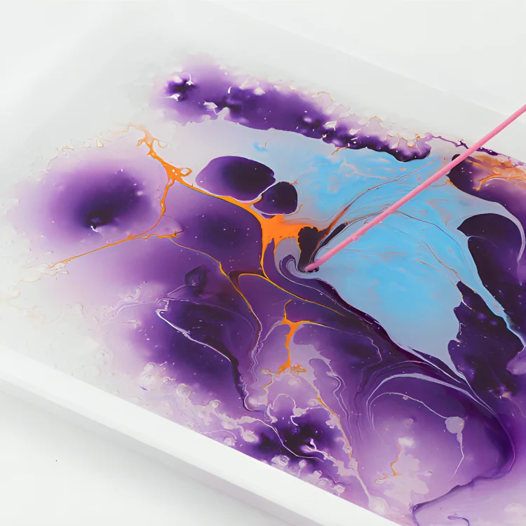 TILLFÄLLIGT 50% RABATT | SwirlArt™ | Vatten marmorering målning set - Image 4
