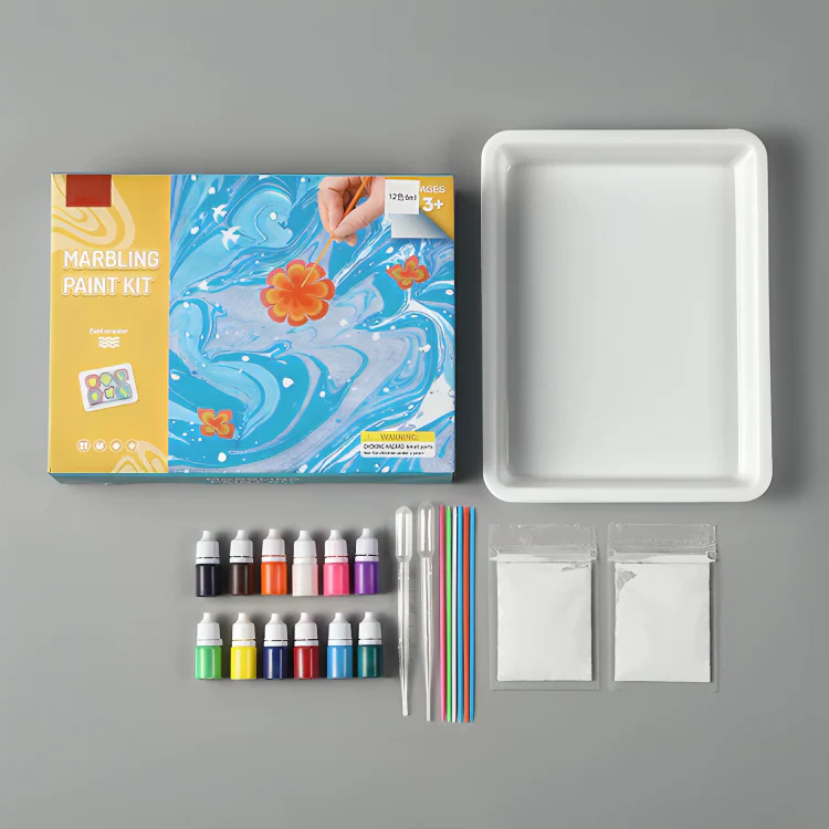 TILLFÄLLIGT 50% RABATT | SwirlArt™ | Vatten marmorering målning set - Image 8