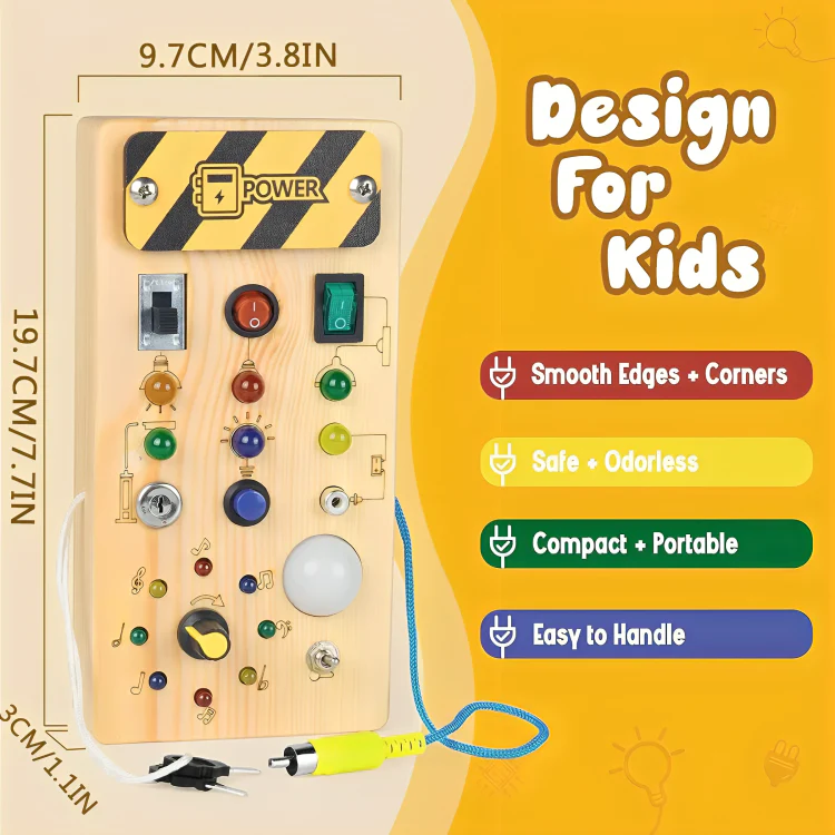 SwitchPlay™ | Montessori LED-aktivitetstavla för barn - Image 5