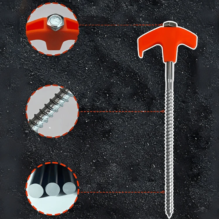 TentSecure™ | Skruvbara Tältpinnar - Image 7
