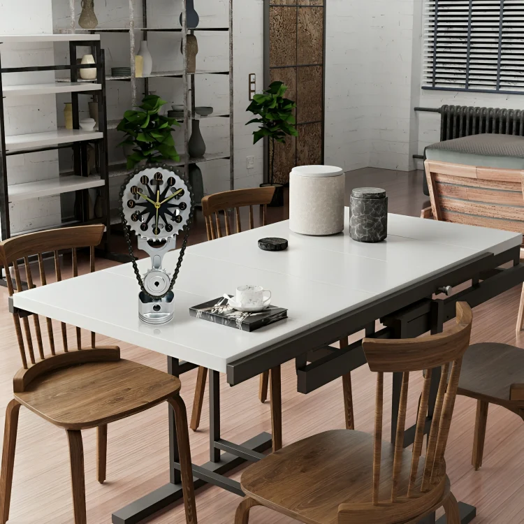 TimeForge™ | Roterande metallkugghjulsklocka - Image 3