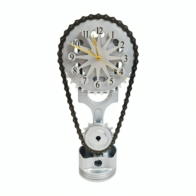 TimeForge™ | Roterande metallkugghjulsklocka - Image 4