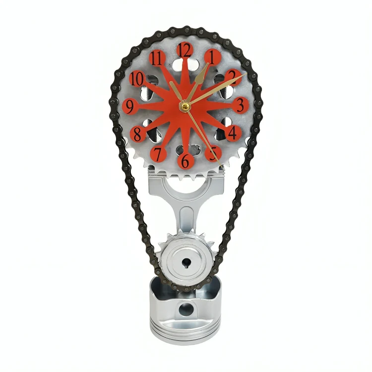 TimeForge™ | Roterande metallkugghjulsklocka - Image 8