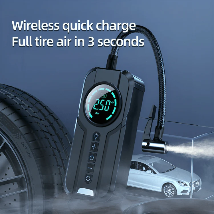 TireJet™ | Minidäckpump med snabb påfyllning - Image 2