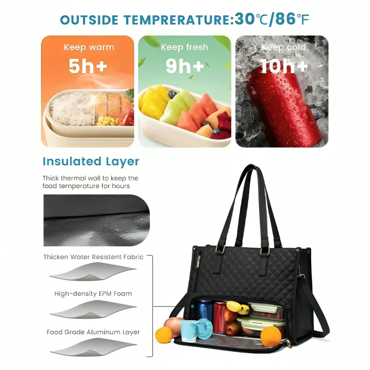 TILLFÄLLIGT 50% RABATT | TotePack™ | Se chic ut samtidigt som du håller måltiderna fräscha! - Image 2