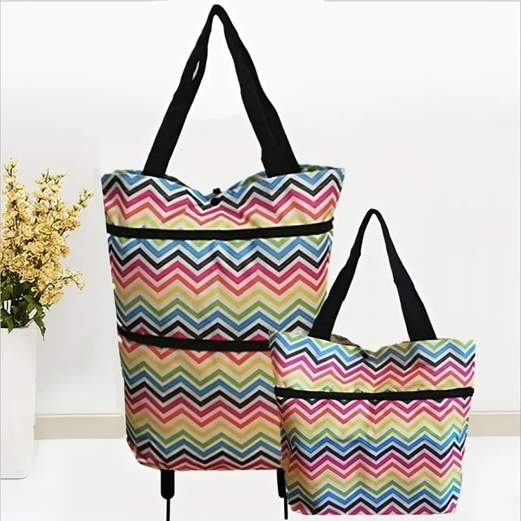 TrolleyTote™ | Vikbar shoppingväska med hjul - Image 12