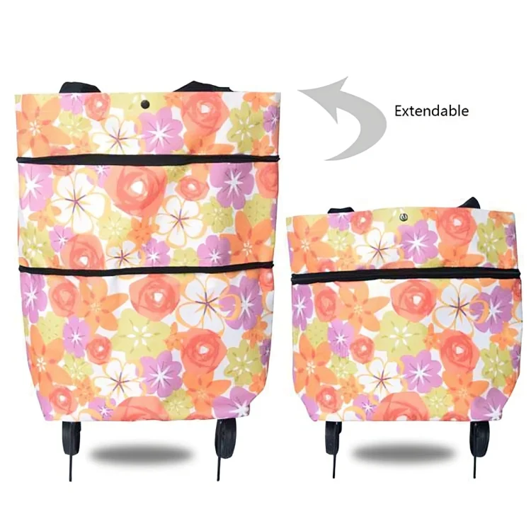 TrolleyTote™ | Vikbar shoppingväska med hjul - Image 5