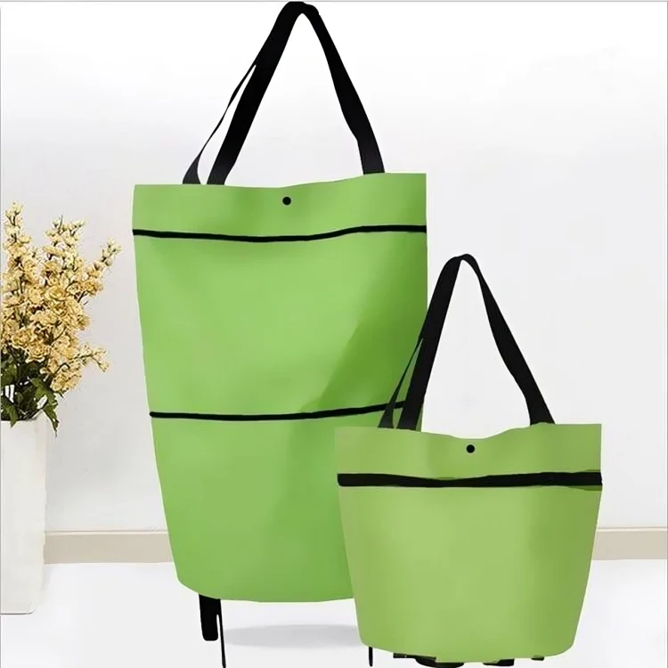 TrolleyTote™ | Vikbar shoppingväska med hjul - Image 6