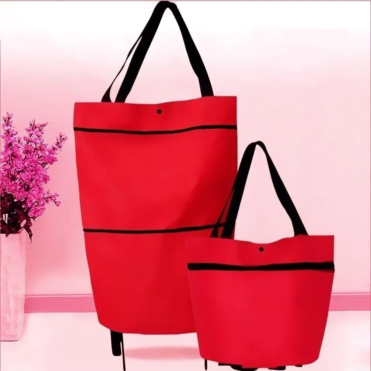TrolleyTote™ | Vikbar shoppingväska med hjul - Image 7