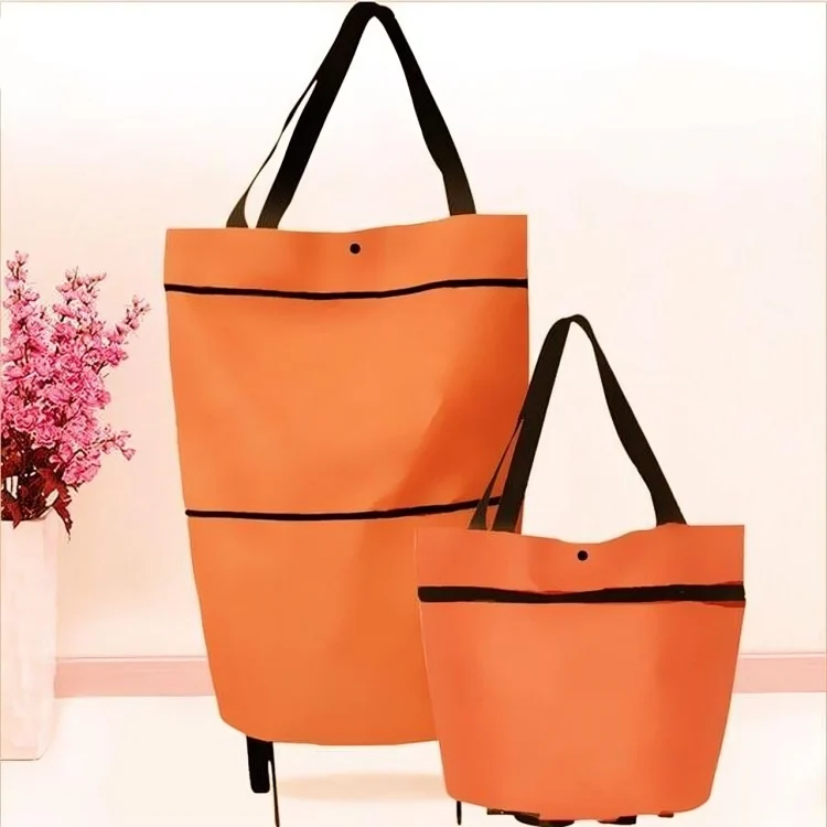 TrolleyTote™ | Vikbar shoppingväska med hjul - Image 8