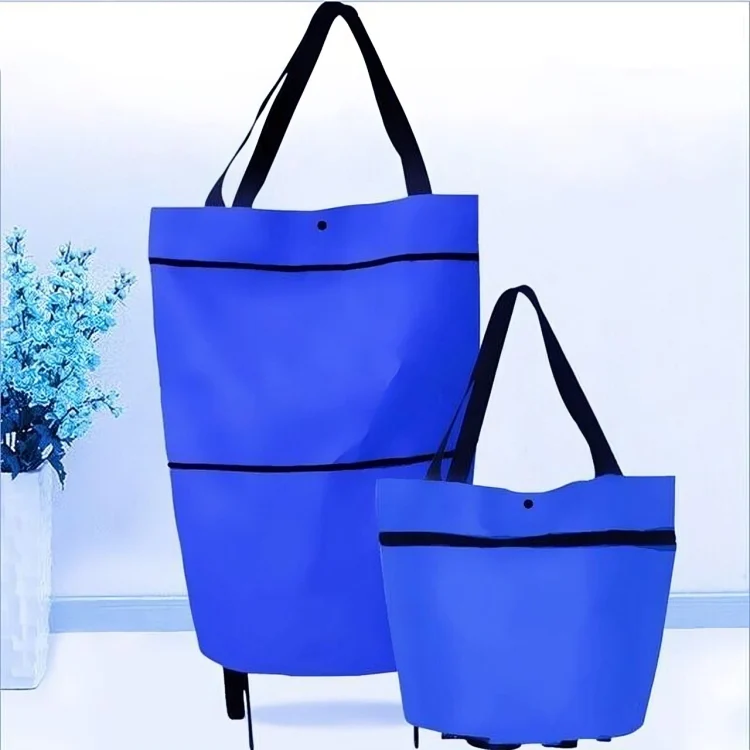 TrolleyTote™ | Vikbar shoppingväska med hjul - Image 9