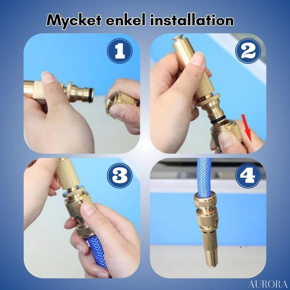 TILLFÄLLIGT 50% RABATT | UltraJet™ - Justerbart högtrycks vattenspraymunstycke - Image 6