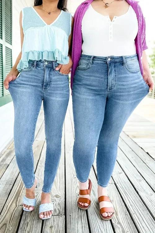 Vanessa™ - Butt Lift Vintage Comfort Jeans | 50% RABATT TILLFÄLLIGT - Image 3