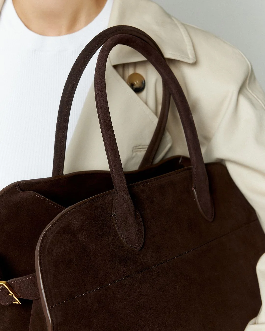 TILLFÄLLIGT 50% RABATT | Velora™ | Toteväska i mocka med stor kapacitet - Image 4