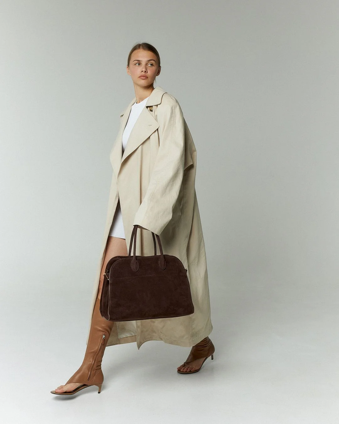 TILLFÄLLIGT 50% RABATT | Velora™ | Toteväska i mocka med stor kapacitet - Image 5