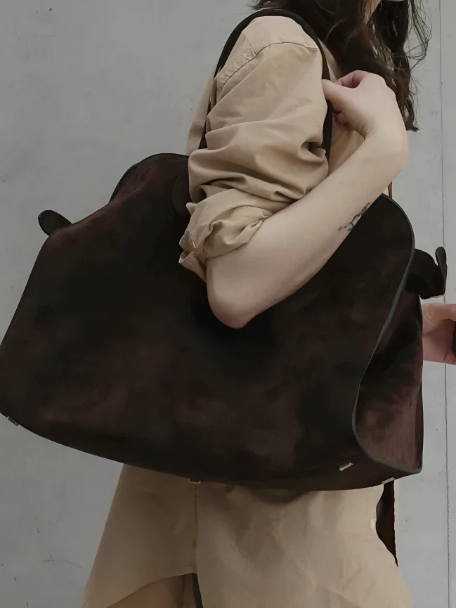 TILLFÄLLIGT 50% RABATT | Velora™ | Toteväska i mocka med stor kapacitet - Image 6