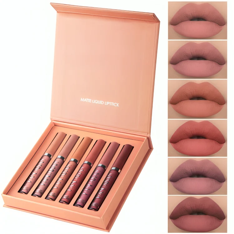 TILLFÄLLIGT 50% RABATT | VelvetKiss™ | Matte flytande läppstift kit - Image 9