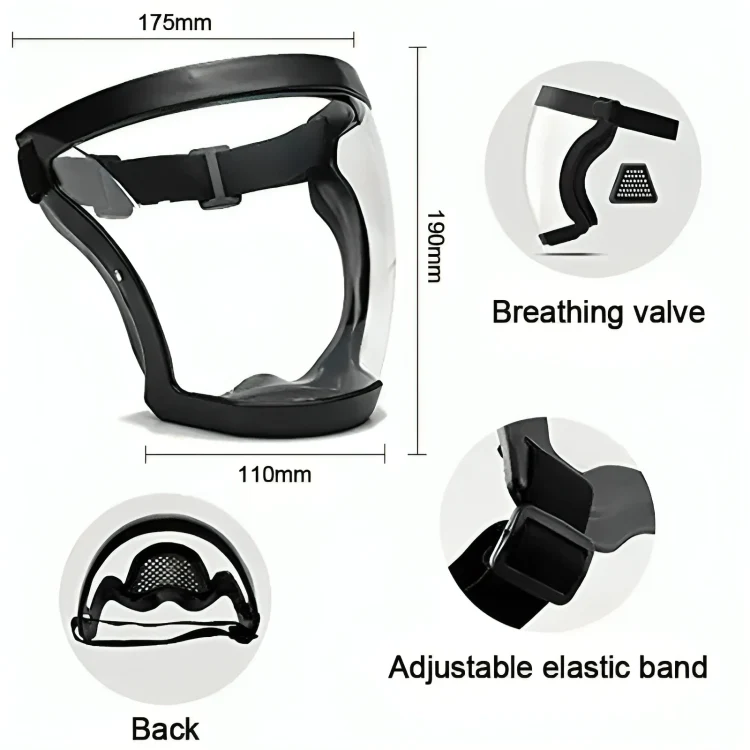 TILLFÄLLIGT 50% RABATT | VisionArmor™ | Anti-fog ansiktsskydd - Image 5