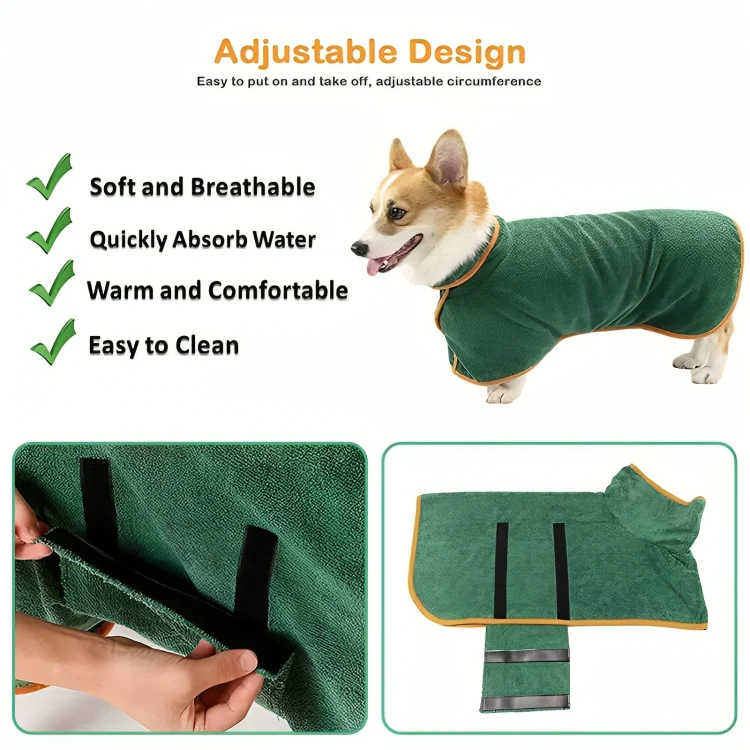 WarmPaws™ | Superabsorberande badrock för hundar - Image 5