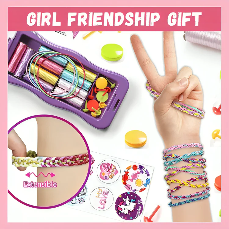 TILLFÄLLIGT 50% RABATT | WeaveWonders™ | DIY armband flätning set - Image 3