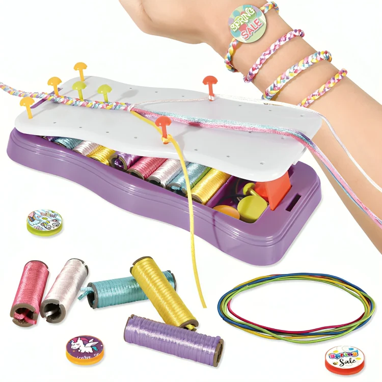 TILLFÄLLIGT 50% RABATT | WeaveWonders™ | DIY armband flätning set - Image 5