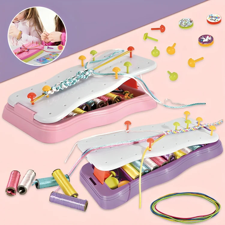 TILLFÄLLIGT 50% RABATT | WeaveWonders™ | DIY armband flätning set - Image 6