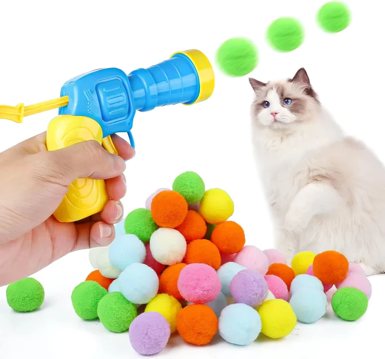 WhiskerLauncher™ | Kastpistol för kattleksaksboll - Image 3