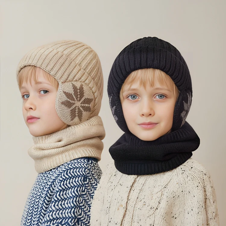 TILLFÄLLIGT 50% RABATT | WinterShield™ | Vintermössa och halsduk-set - Image 5