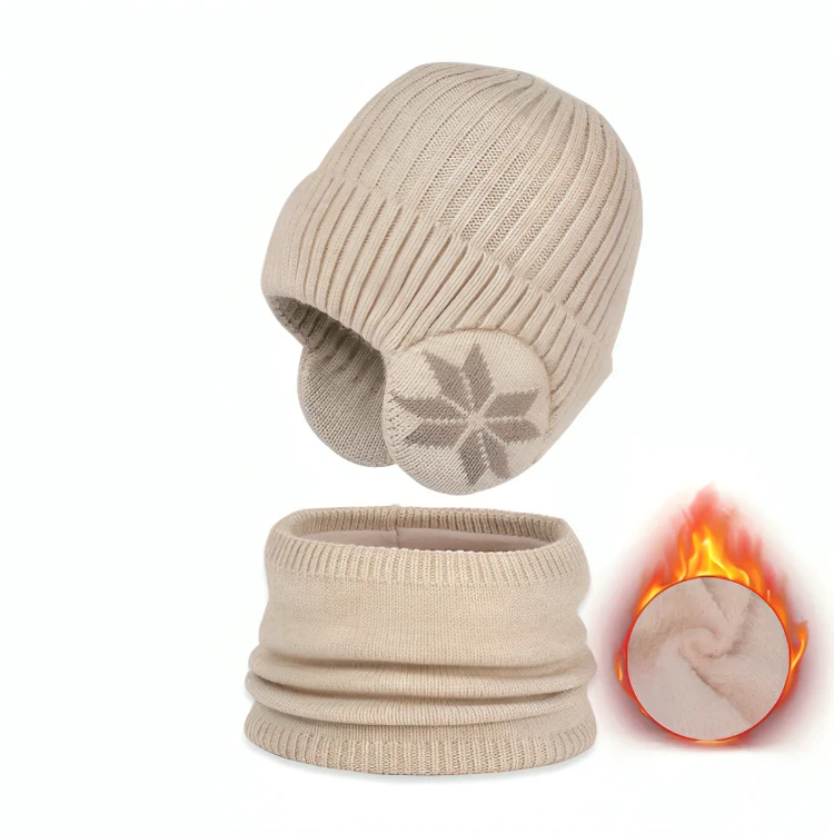 TILLFÄLLIGT 50% RABATT | WinterShield™ | Vintermössa och halsduk-set - Image 8