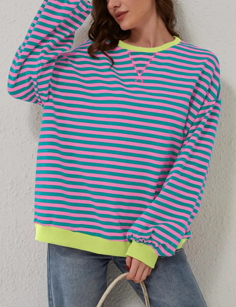 Zinnia™ | Oversize randig tröja - Image 2
